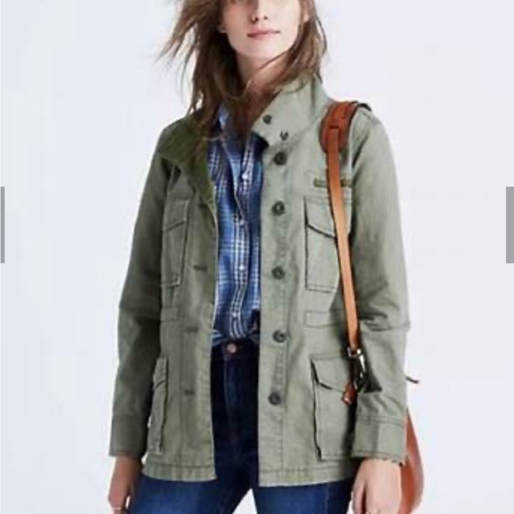 Madewell Button-Front utility Jacket - Picture 8 of 8
